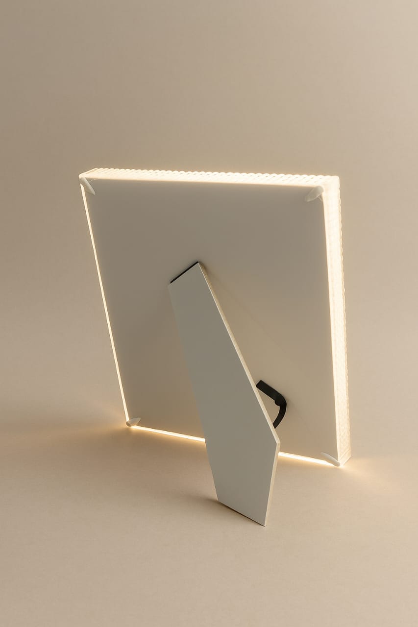3D LED Crystal Love Photo Frame – Customized Gift for Couples